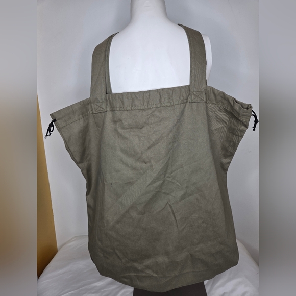 Campomaggi Olive Green Tote Bag Aprox 22" X 19" Inchs - Picture 2 of 9
